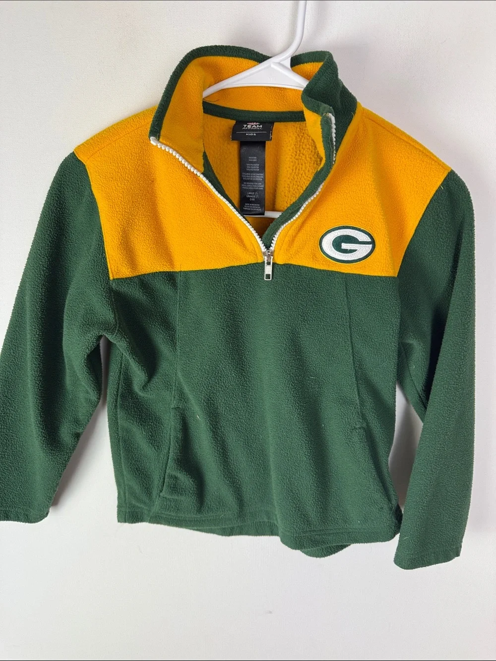 VTG NFL Packers Fleece - Kids Large